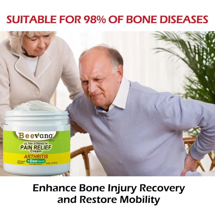 Bee Venom Ultra Strength Bone & Joint Pain Relief Cream 100 gram (Pack of 2)