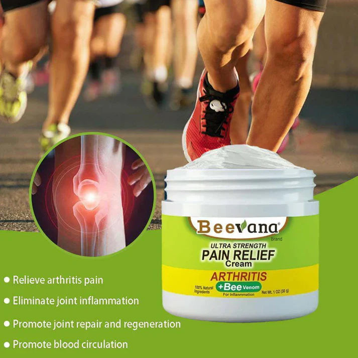 Bee Venom Ultra Strength Bone & Joint Pain Relief Cream 100 gram (Pack of 2)