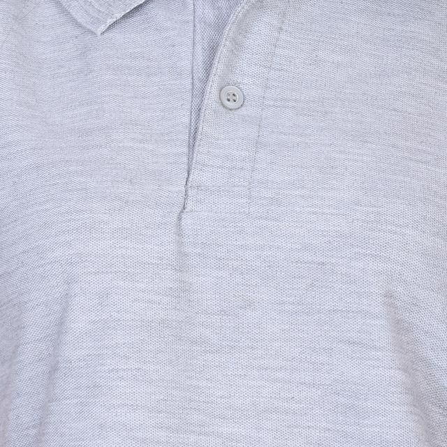 Ketex Grey Cotton Blend Polo Neck Tshirt - Bharat Bazaar