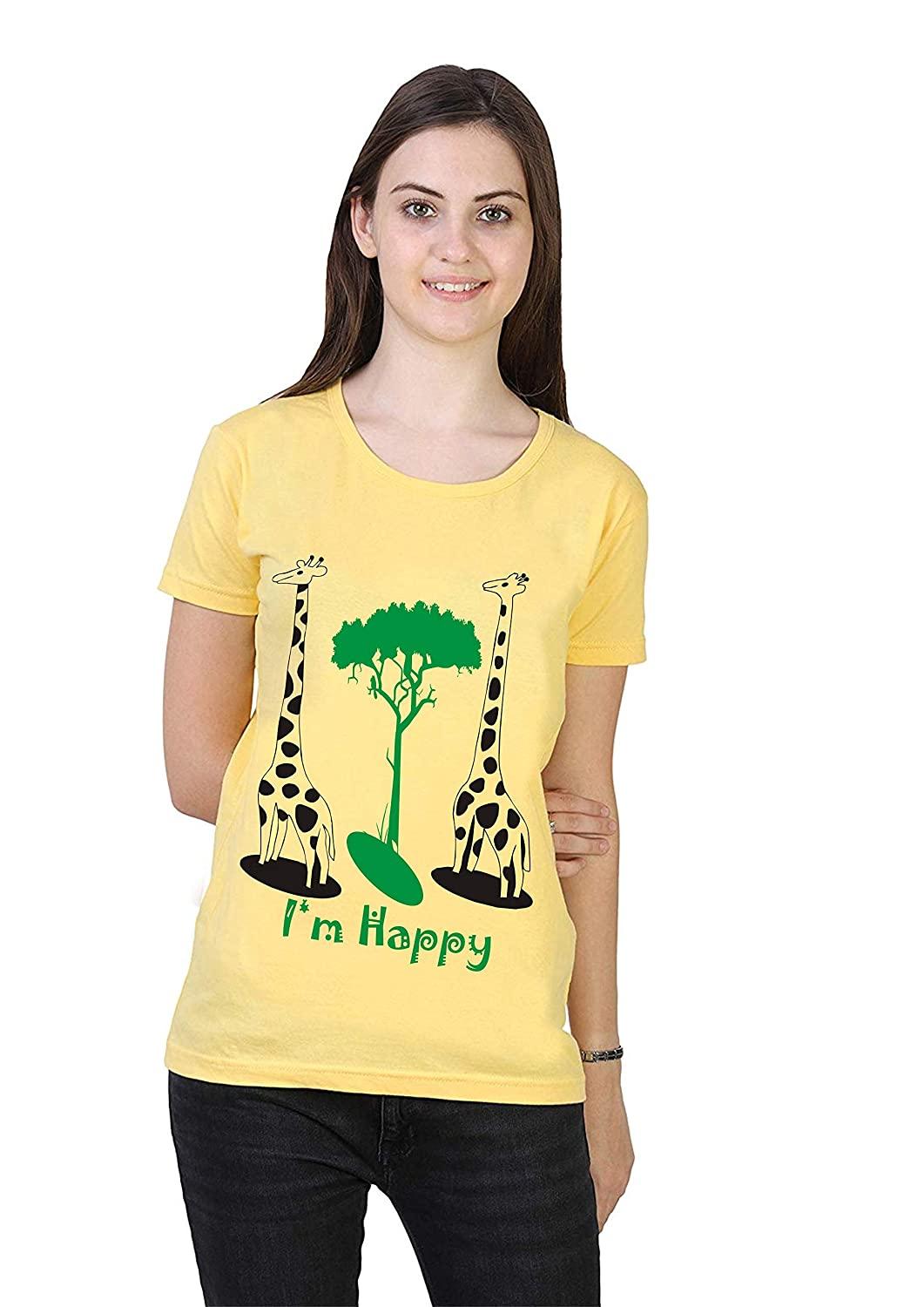 Women's Cotton Printed T-Shirt - Bharat Bazaar