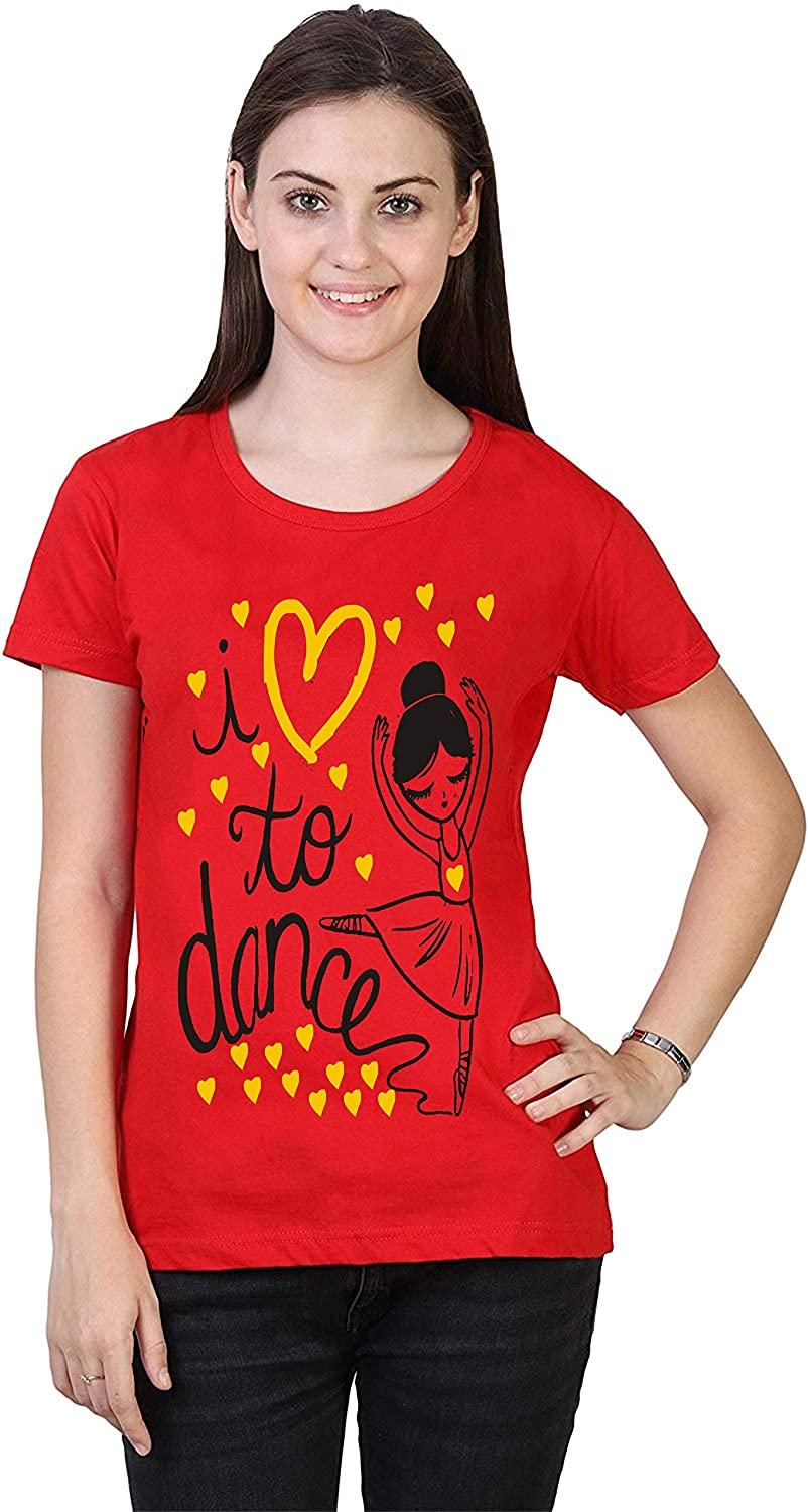 Women's Cotton Printed T-Shirt - Bharat Bazaar