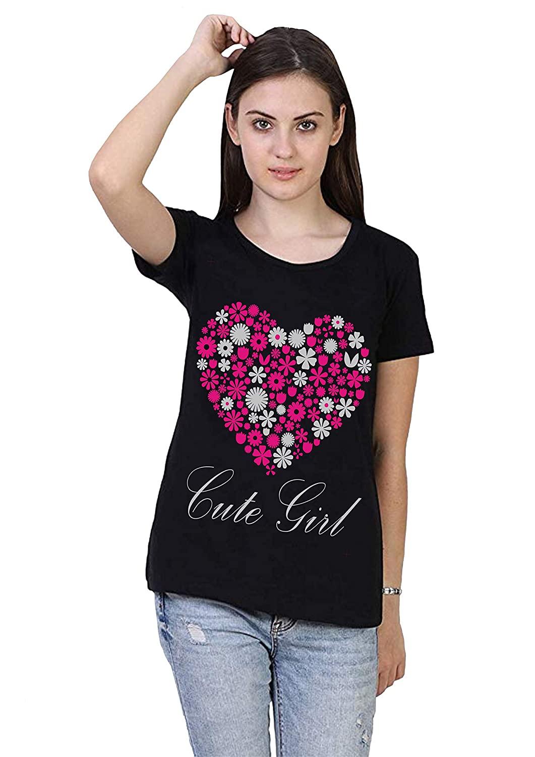Women's Cotton Printed T-Shirt - Bharat Bazaar