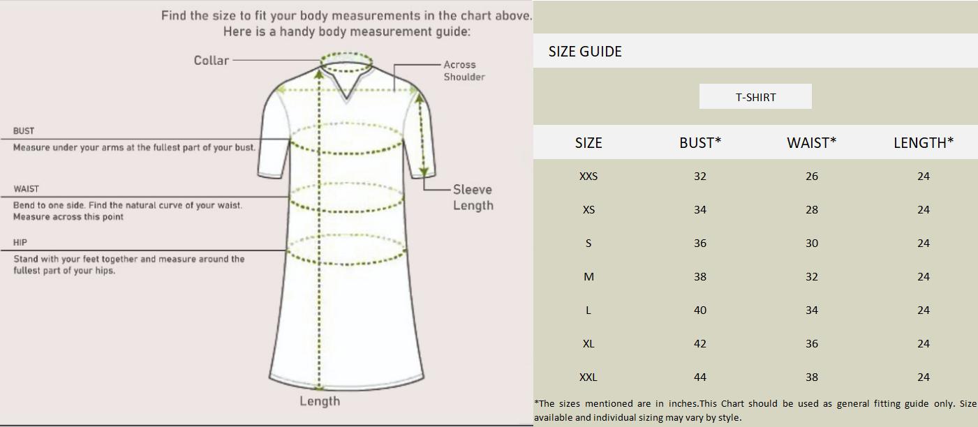 Women's Pure Cotton Printed T-Shirt - Bharat Bazaar