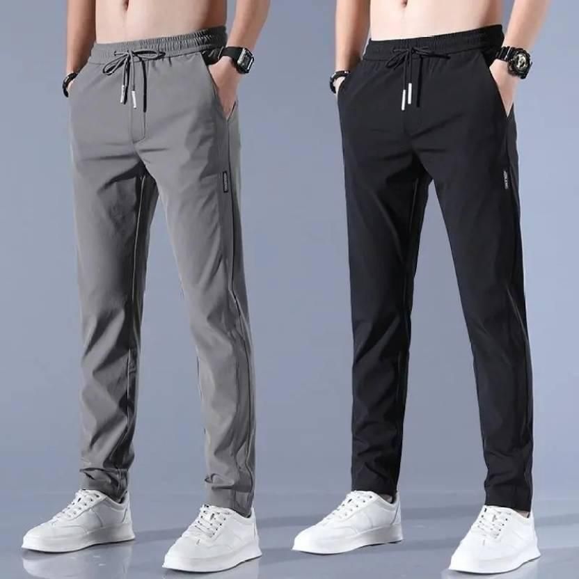 Combo of Men's NS Lycra Track Pants - Bharat Bazaar