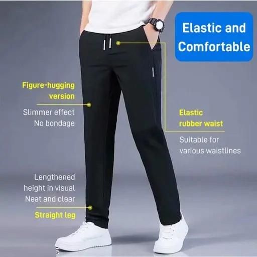 Combo of Men's NS Lycra Track Pants - Bharat Bazaar