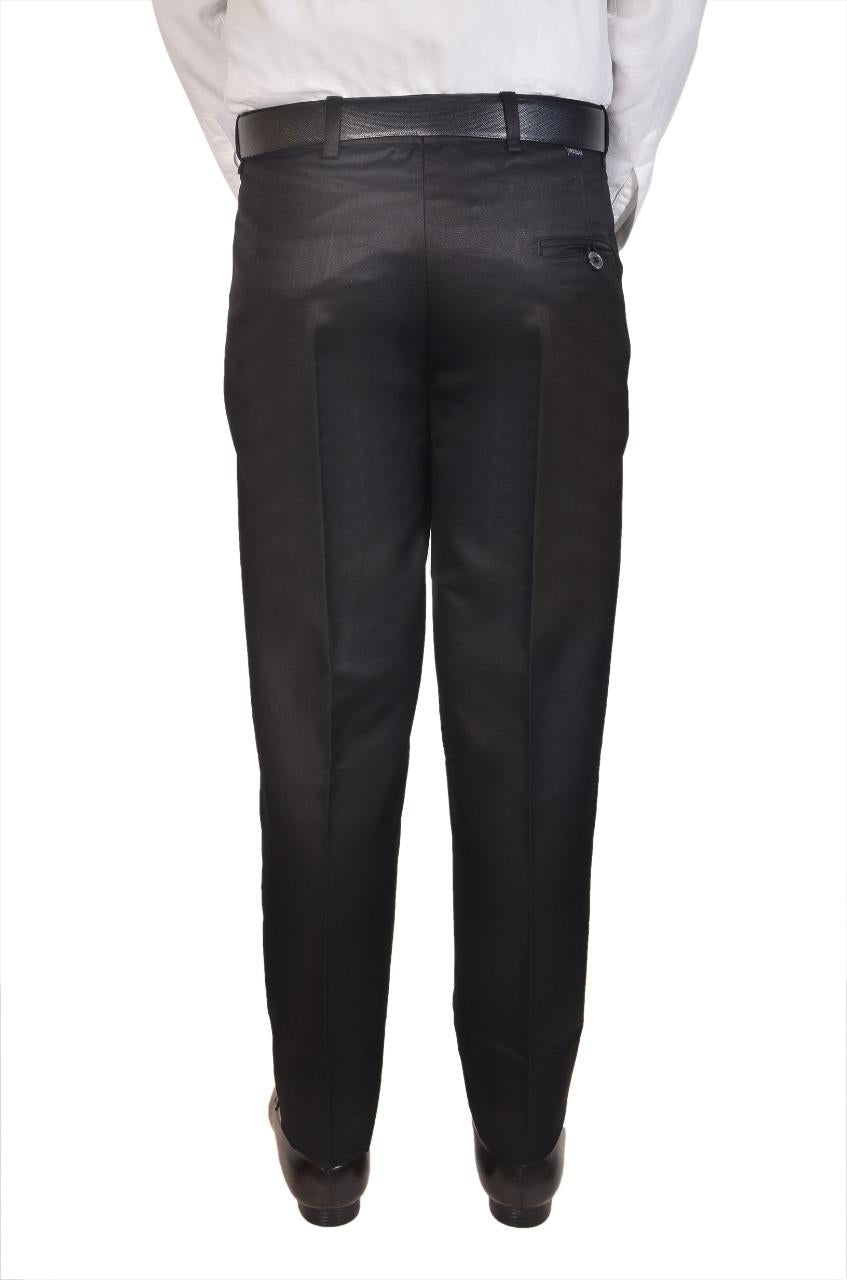 Cotton Solid Regular Fit Formal Trousers - Bharat Bazaar