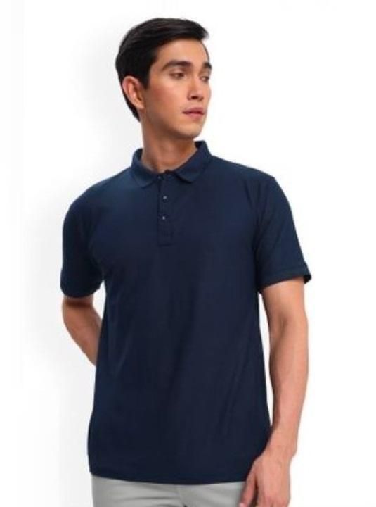 Poly Cotton Solid Half Sleeves Mens Polo T-shirt (Pack of 3) - Bharat Bazaar