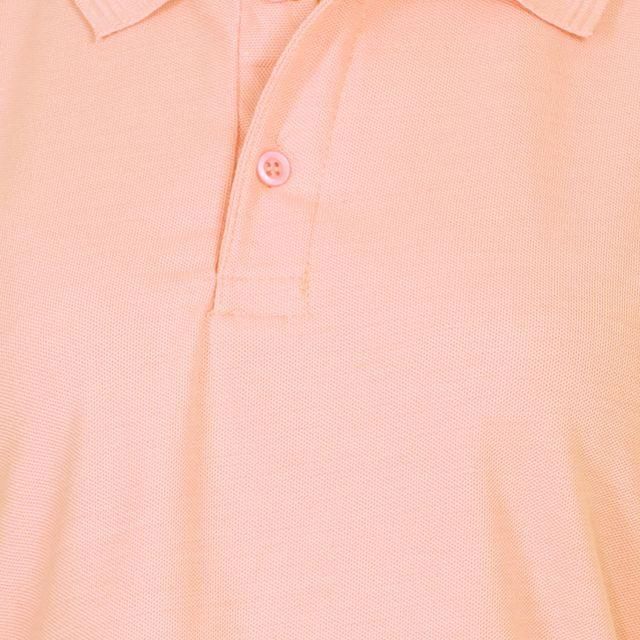 Ketex Peach Cotton Blend Polo Neck Tshirt - Bharat Bazaar