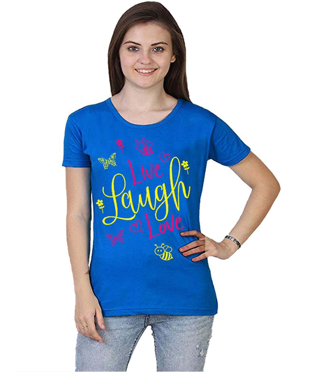 Women's Cotton Printed T-Shirt