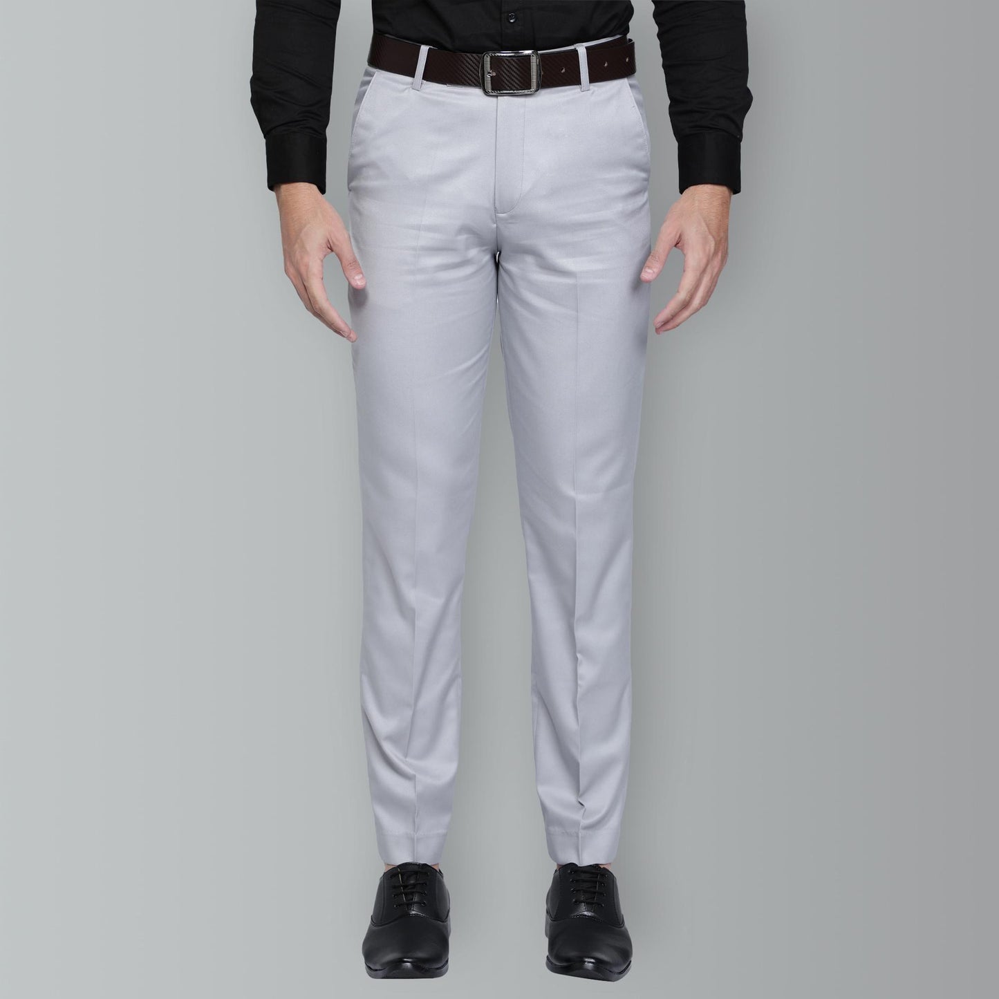 Mens Poly Viscose Formal Trousers