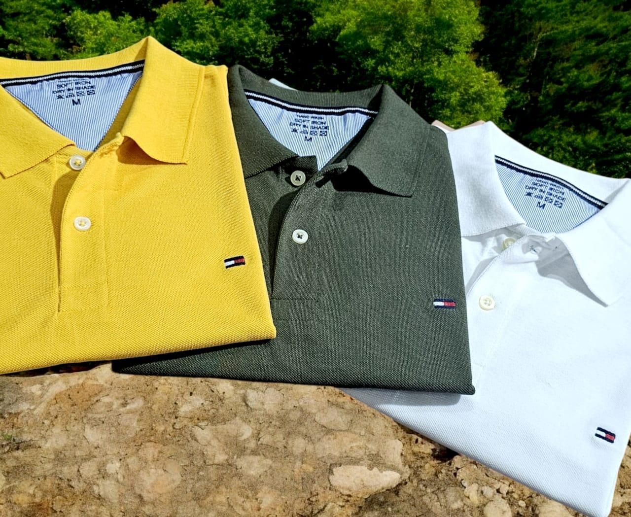 Tommy Hilfiger Matty Polo Tshirts in Pack Of 3