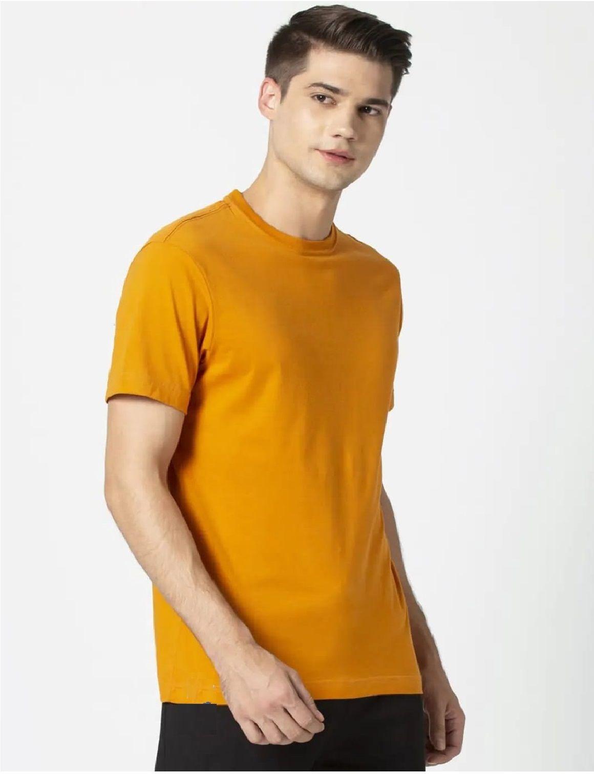 Men's Half Sleeves Round Neck T-shirt-Pack of 5