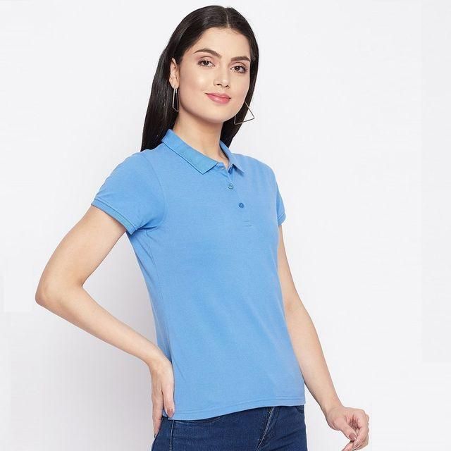 Ketex Cotton Blend Polo Neck T-shirt (Pack Of 5)