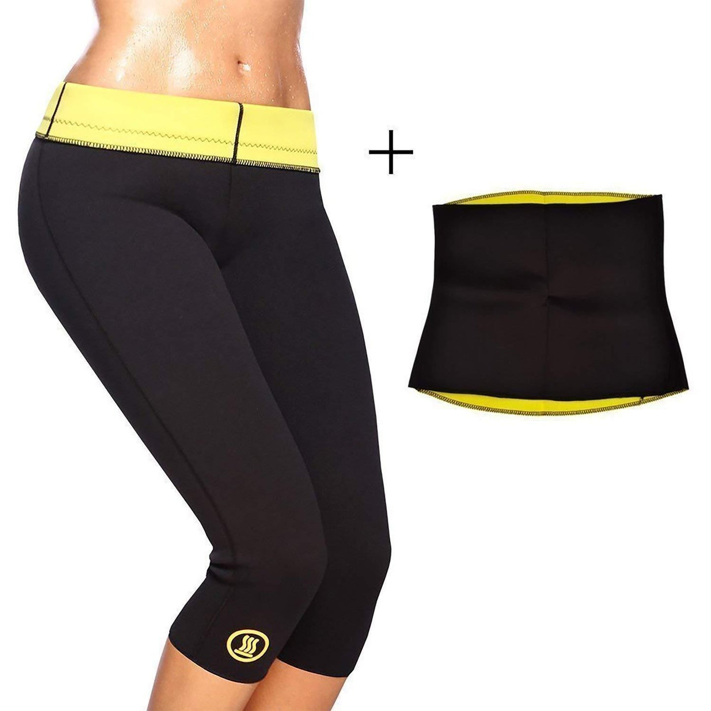 Combo Hot Shaper Pants and Hot Shaper Slimming Belt for Man & Women