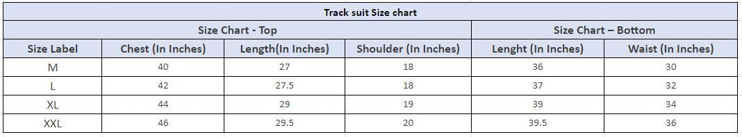 Fleece Printed Regular Full Sleeves Tracksuits - Bharat Bazaar