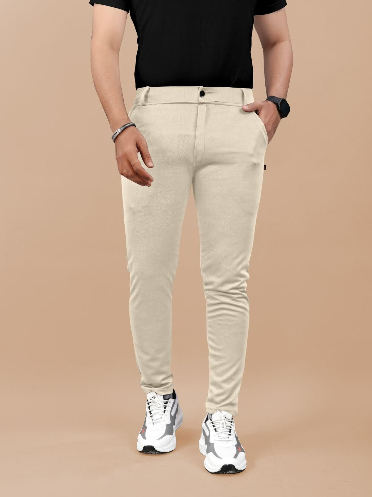 High Elasticity Men's Classic Pants (Pack of 3) - Bharat Bazaar