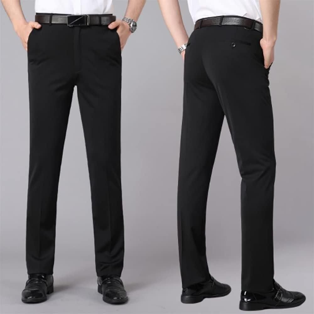 High Elasticity Men's Classic Pants (Pack of 3) - Bharat Bazaar