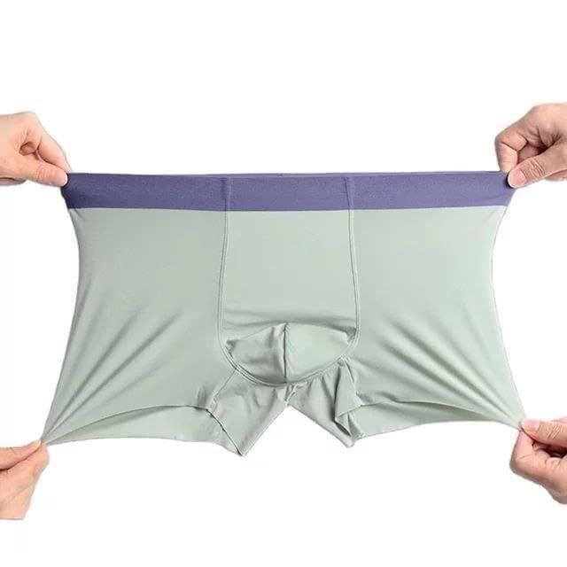 Men's Ice Silk Briefs Boxers (Pack of 3) - Bharat Bazaar