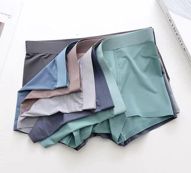 Men's Ice Silk Briefs Boxers (Pack of 5) - Bharat Bazaar
