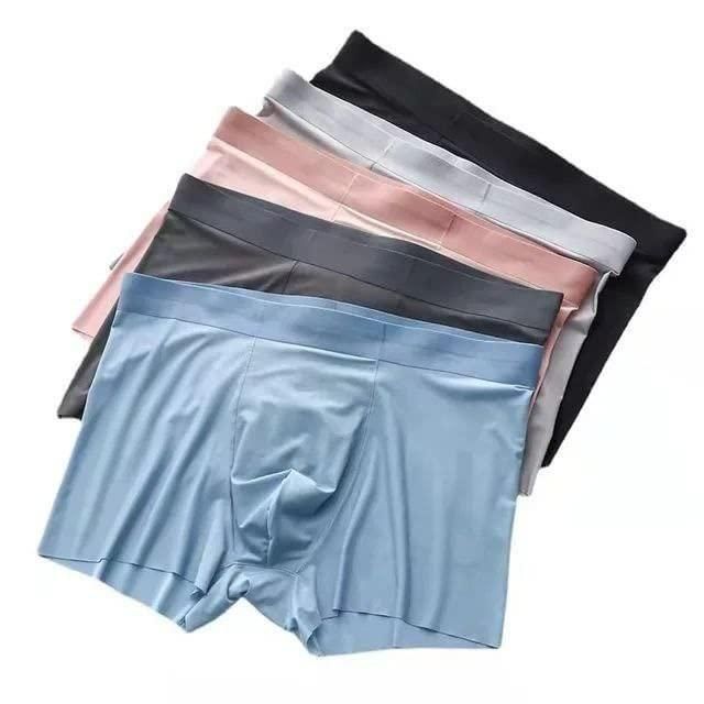Men's Ice Silk Briefs Boxers (Pack of 5) - Bharat Bazaar