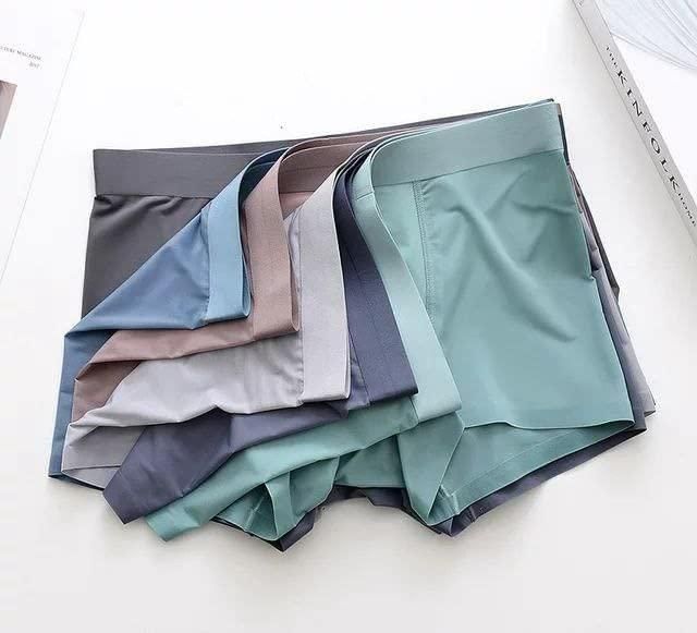 Men's Ice Silk Briefs Boxers (Pack of 5) - Bharat Bazaar