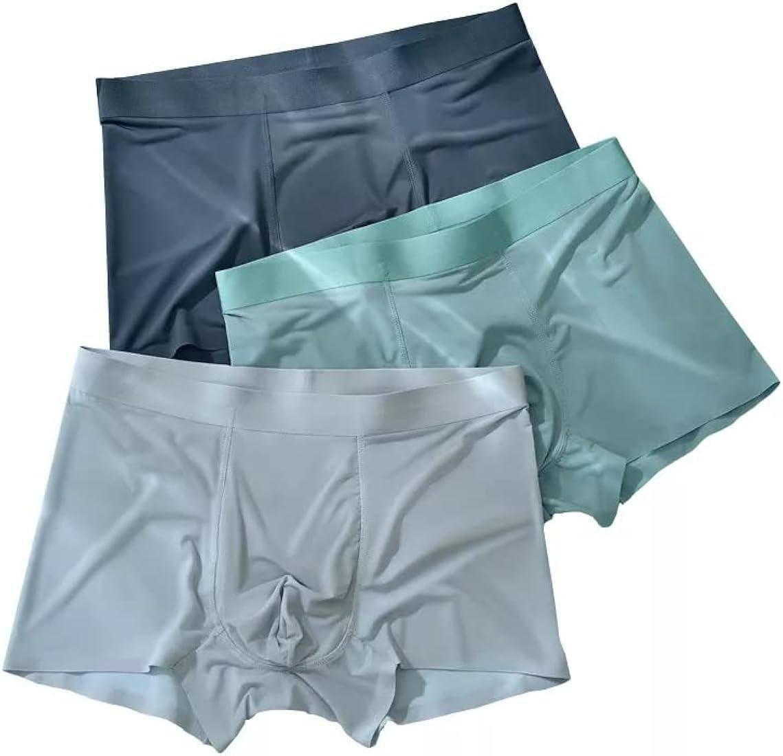 Men's Ice Silk Briefs Boxers (Pack of 5) - Bharat Bazaar